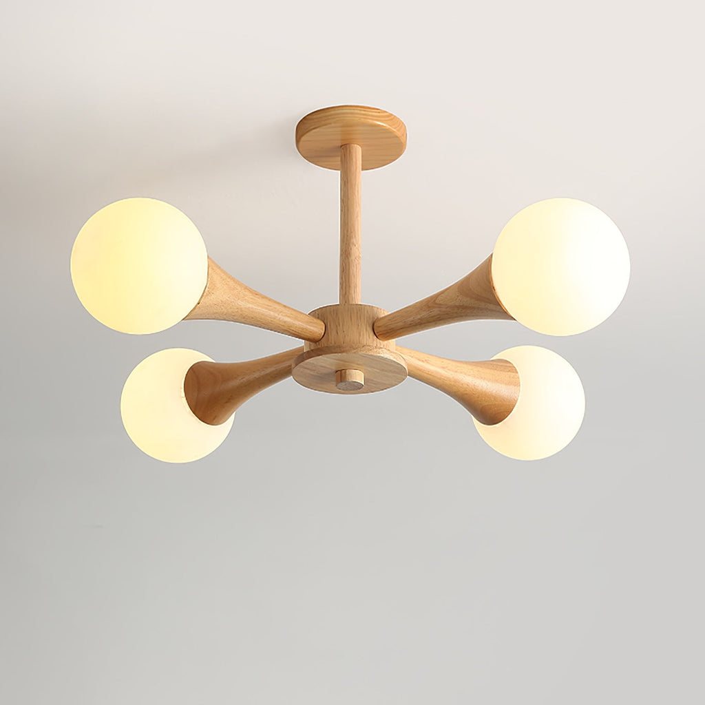Kairo Træpendel Elegant Træloftlampe | Snurv