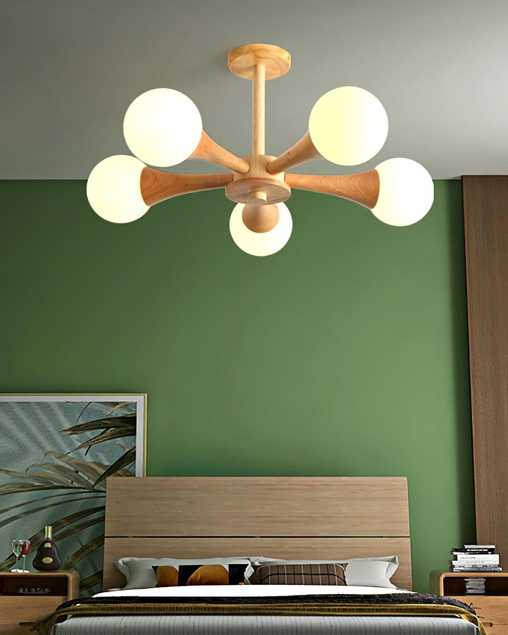 Kairo Træpendel Elegant Træloftlampe | Snurv