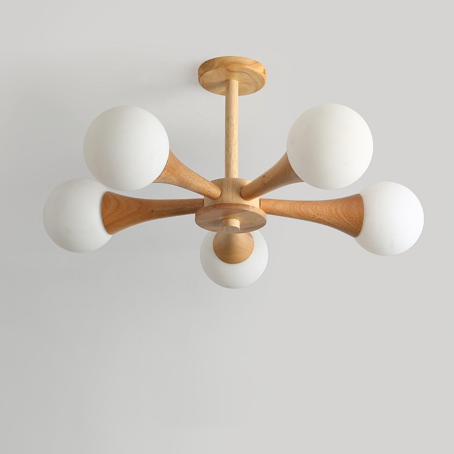 Kairo Træpendel Elegant Træloftlampe | Snurv