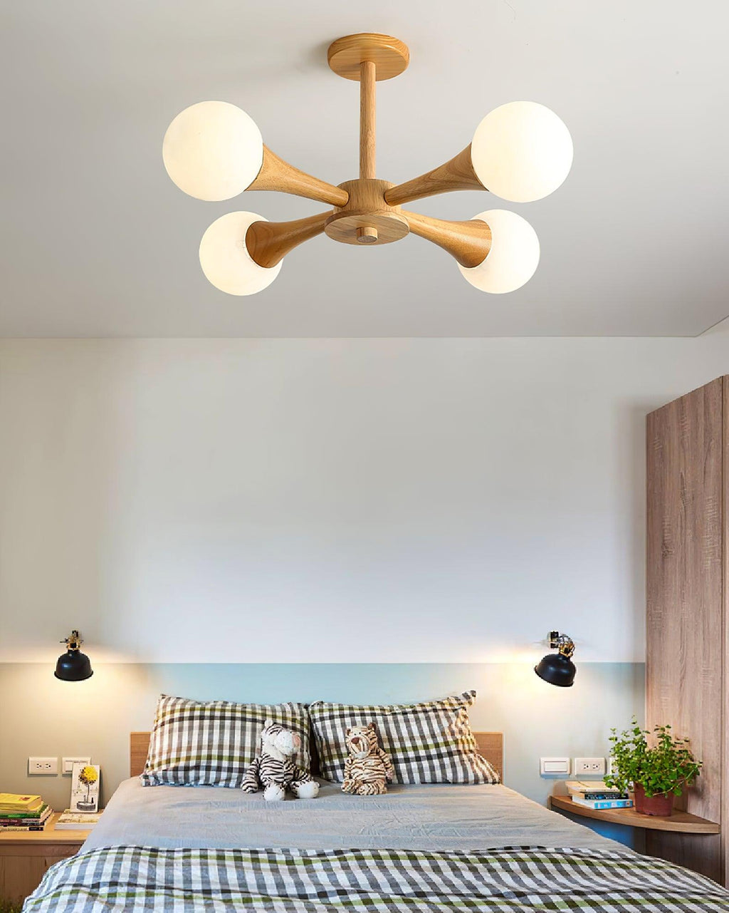 Kairo Træpendel Elegant Træloftlampe | Snurv