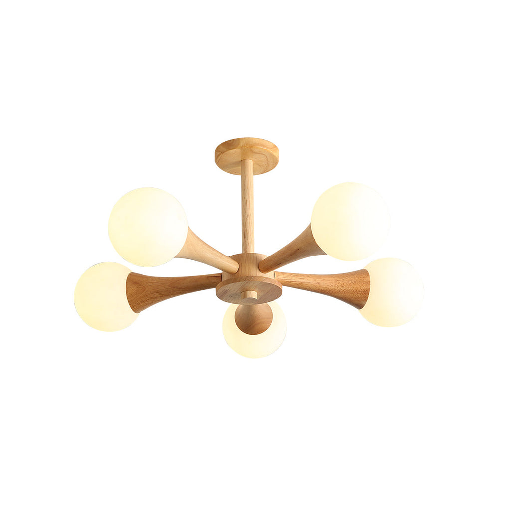 Kairo Træpendel Elegant Træloftlampe | Snurv