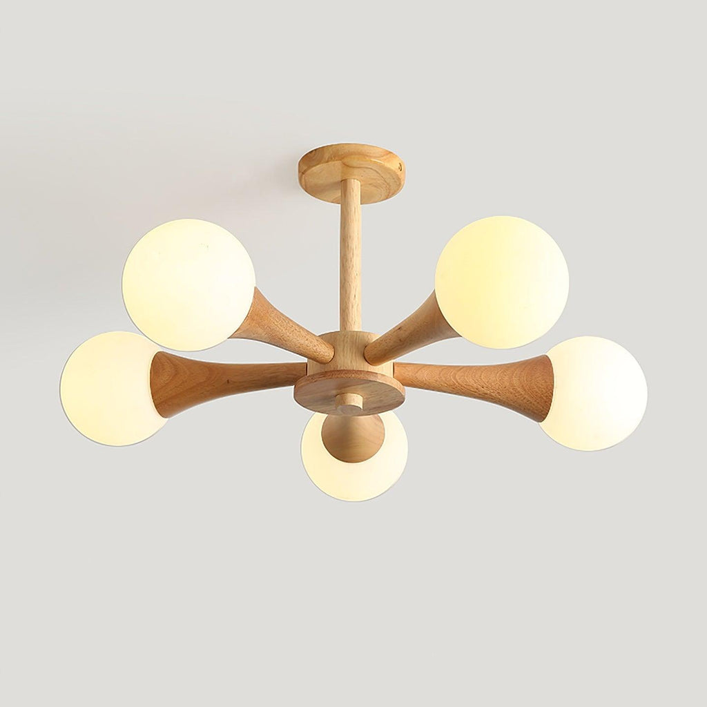 Kairo Træpendel Elegant Træloftlampe | Snurv