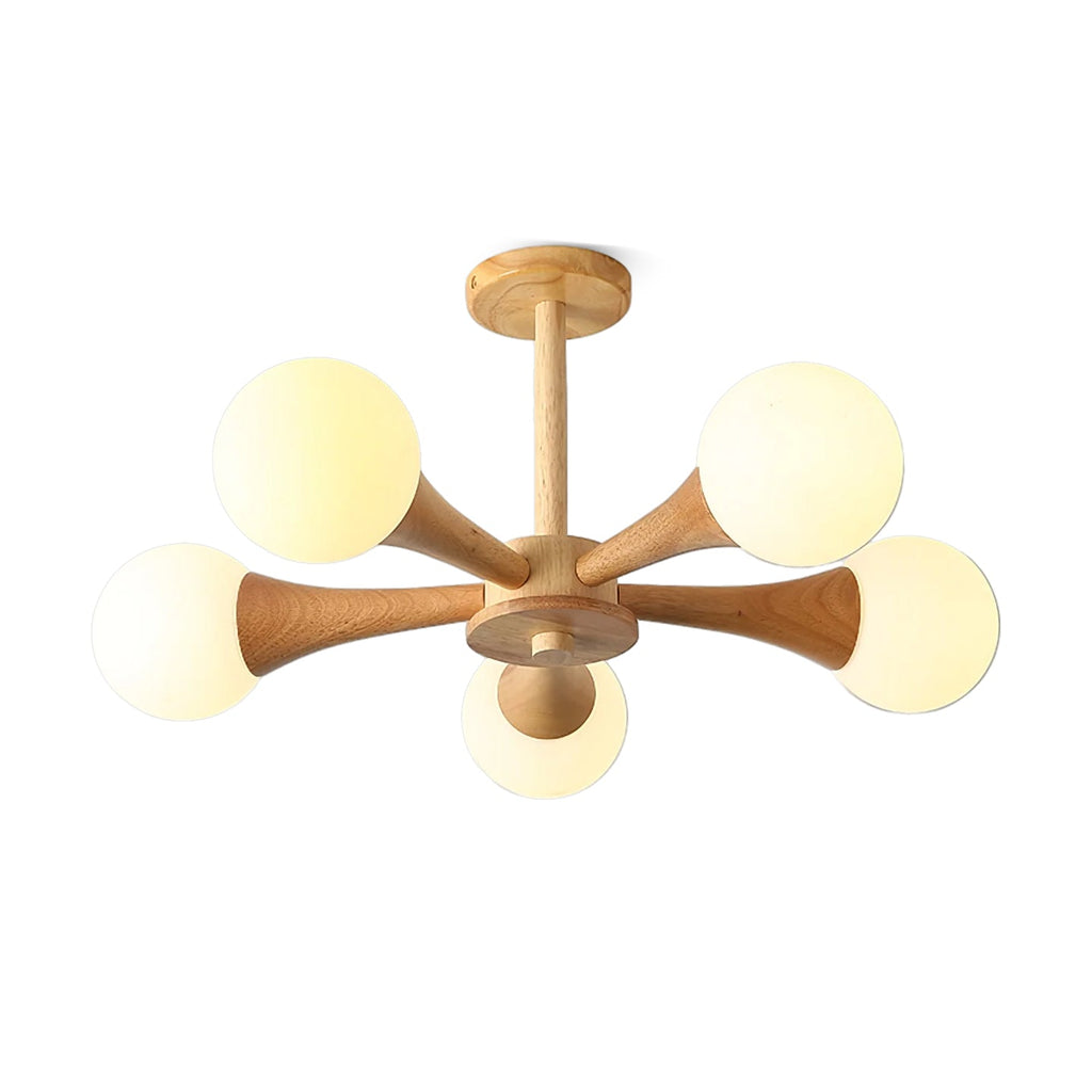 Kairo Træpendel Elegant Træloftlampe | Snurv
