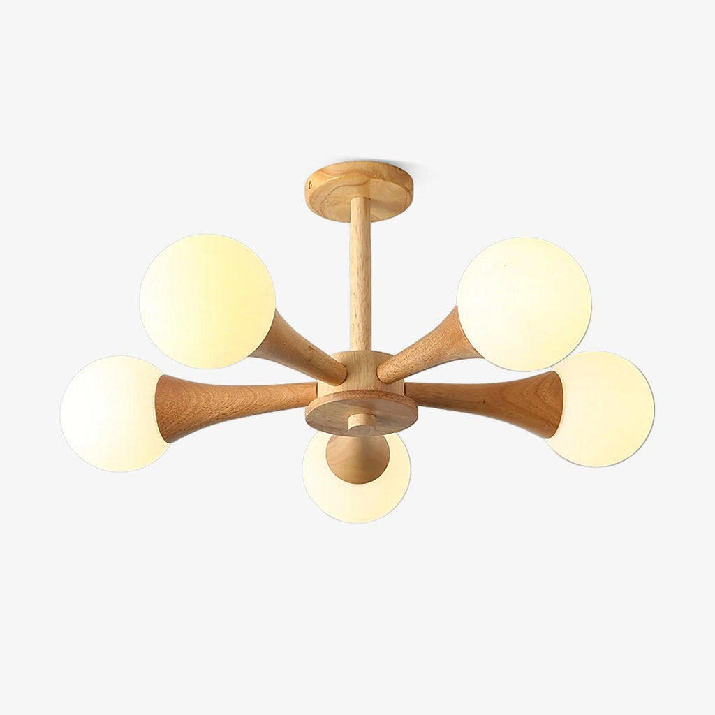 Kairo Træpendel Elegant Træloftlampe | Snurv