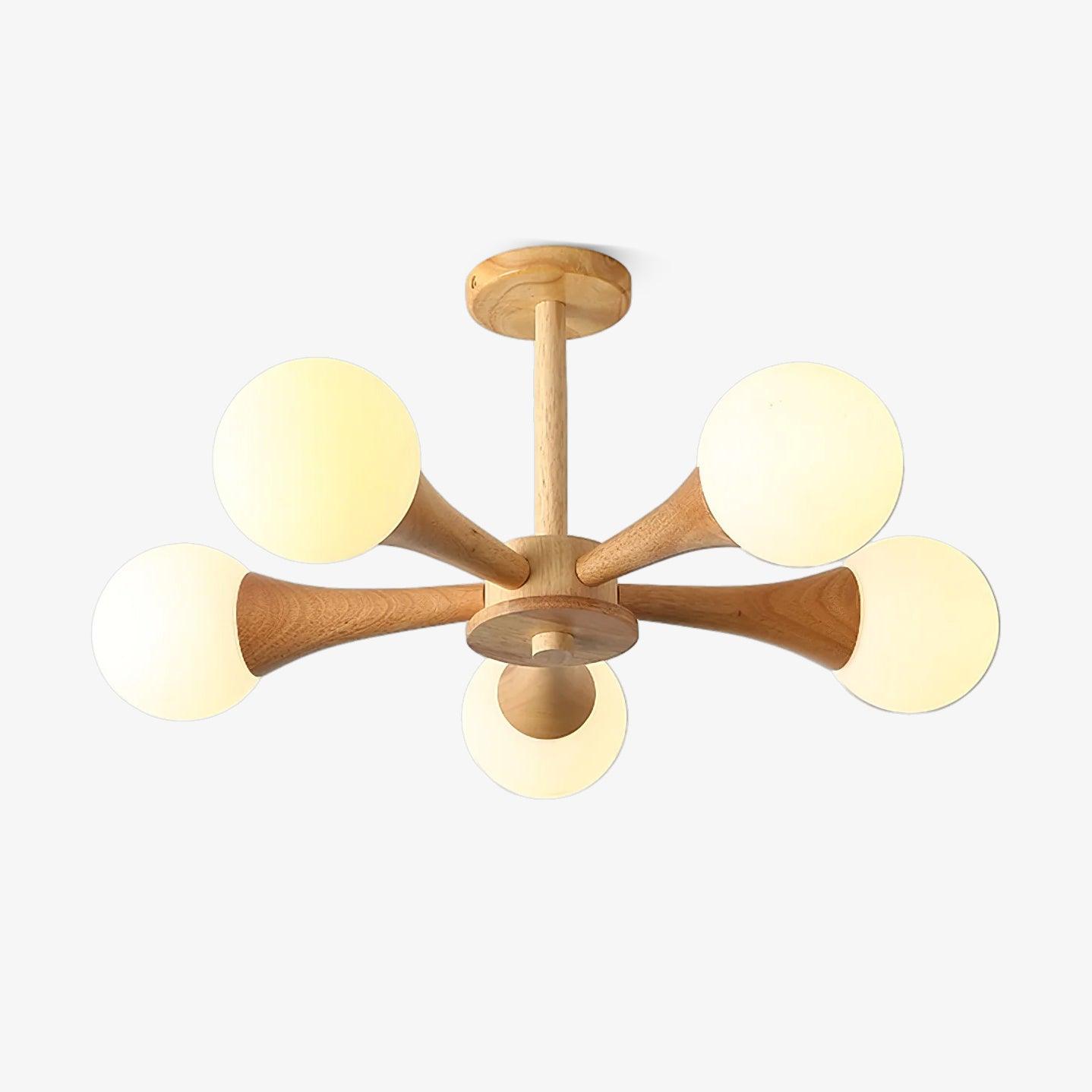 Kairo Træpendel Elegant Træloftlampe | Snurv