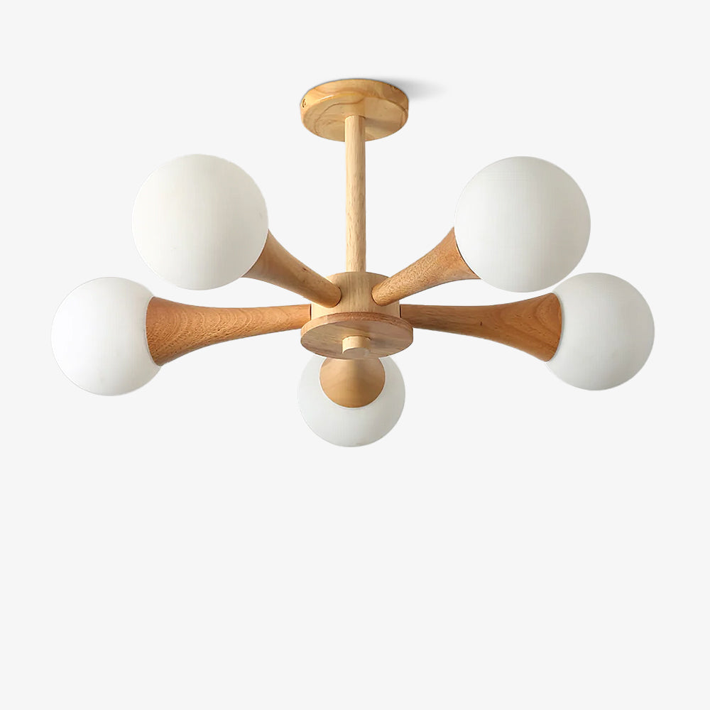 Kairo Træpendel Elegant Træloftlampe | Snurv