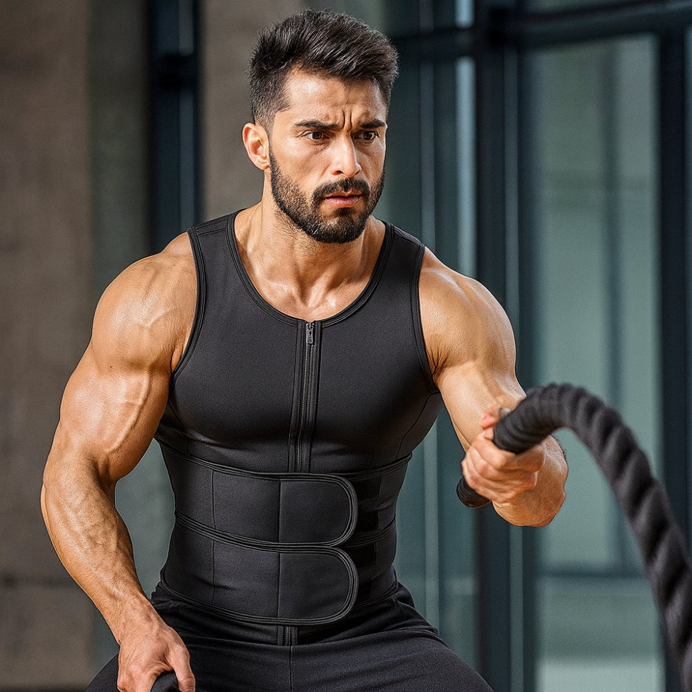 Gilet d'entraînement en néoprène avec ajustement réglable pour la remise en forme