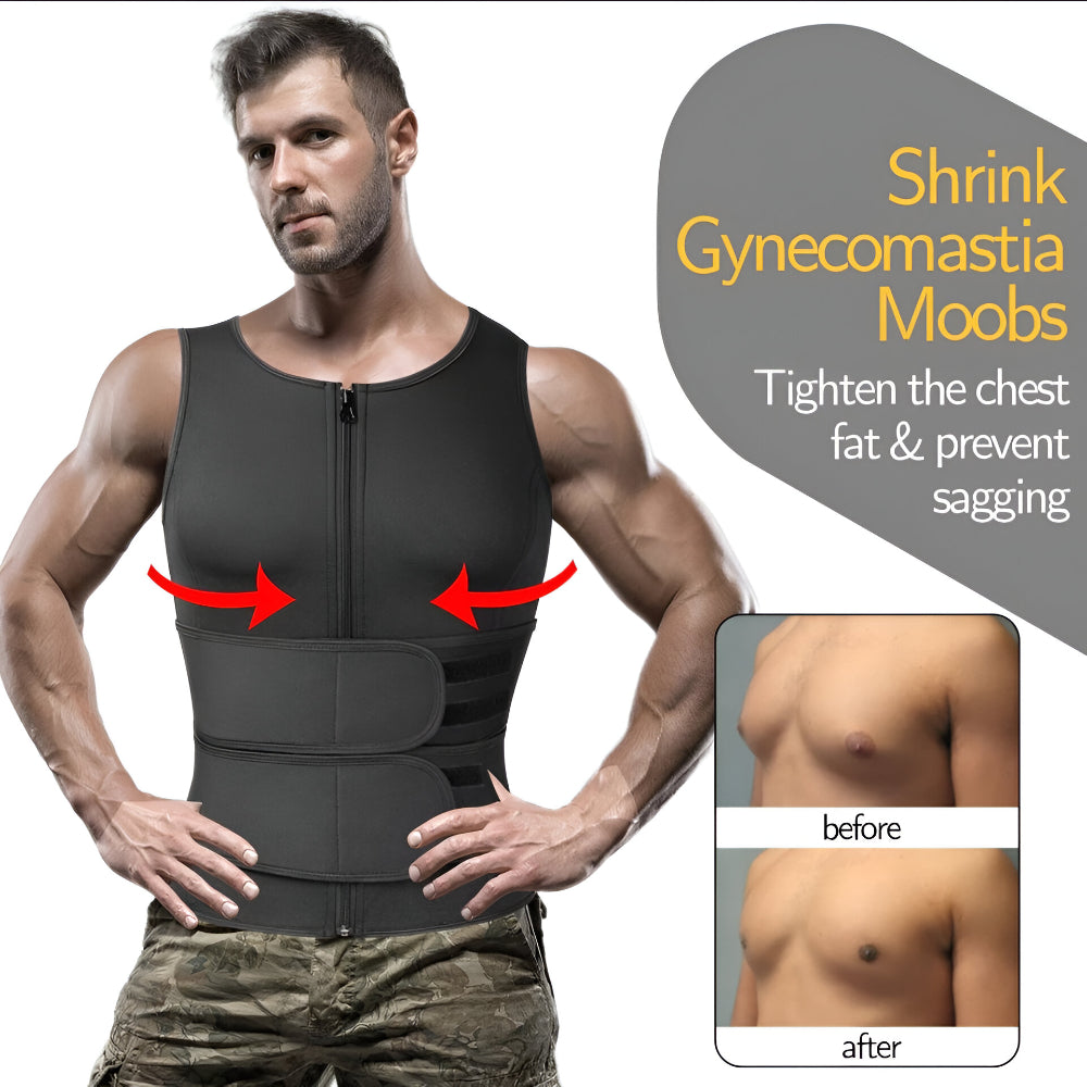 Gilet d'entraînement en néoprène avec ajustement réglable pour la remise en forme