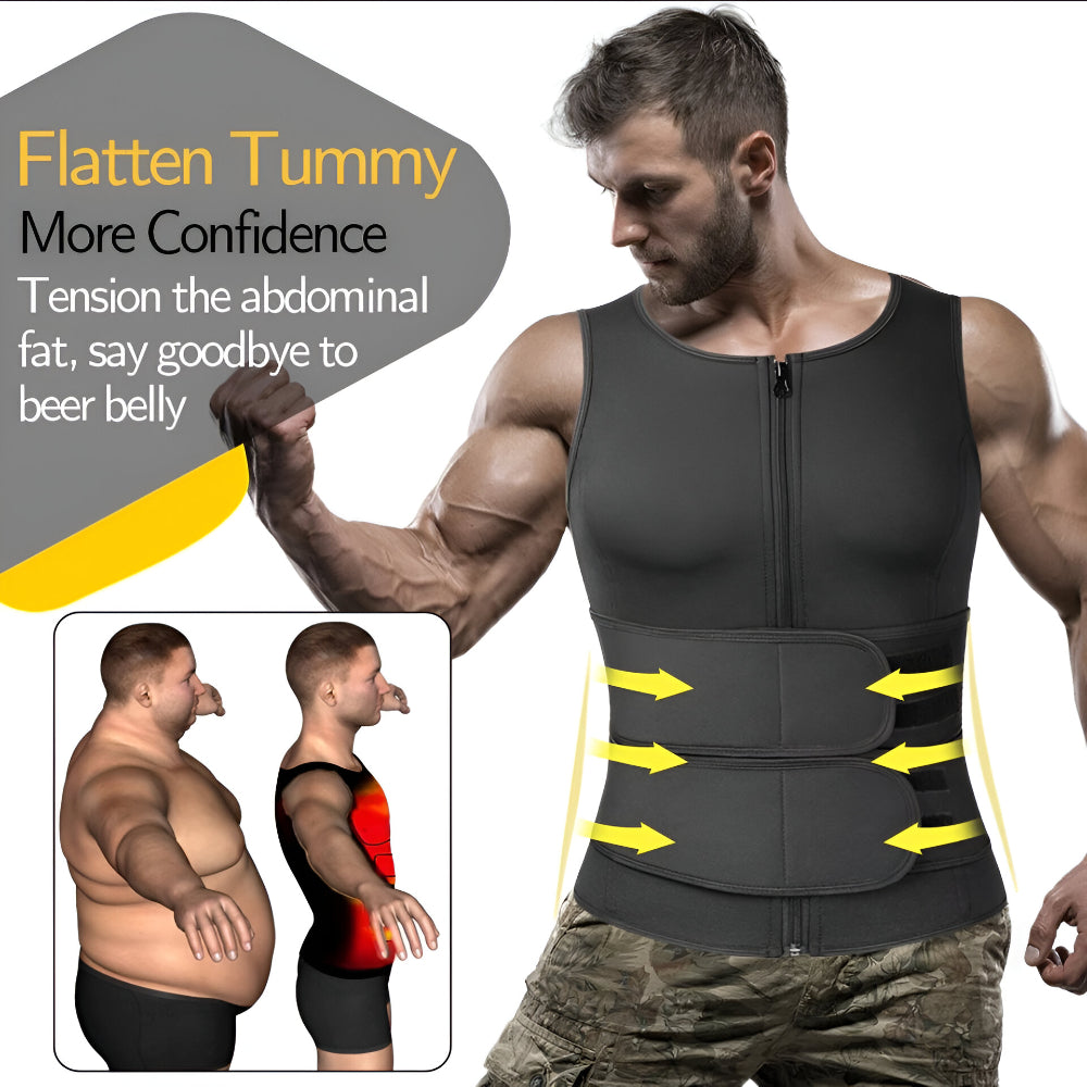 Gilet d'entraînement en néoprène avec ajustement réglable pour la remise en forme