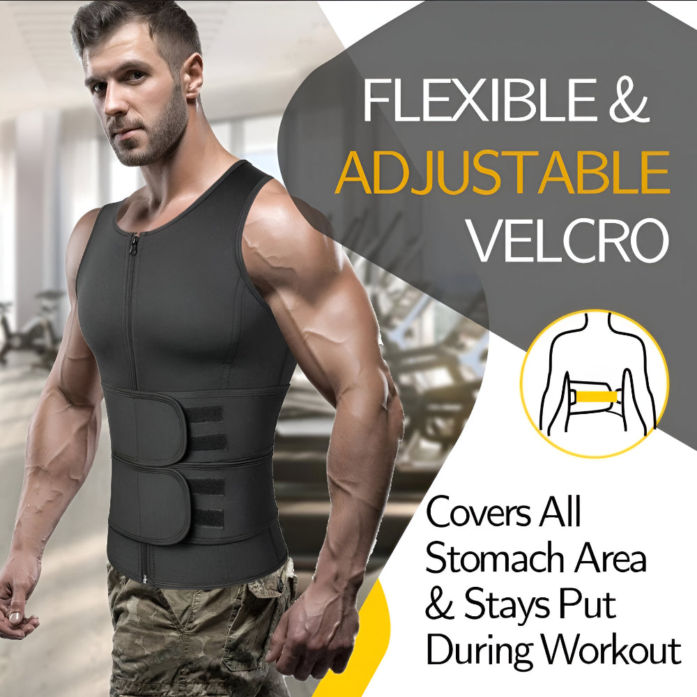 Gilet d'entraînement en néoprène avec ajustement réglable pour la remise en forme