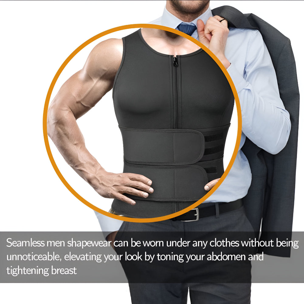 Gilet d'entraînement en néoprène avec ajustement réglable pour la remise en forme