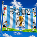 Argentina VM-flag til udendørs havepynt