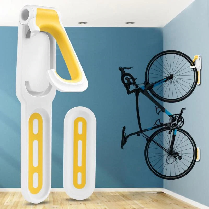 Slim Wall Mount Bike Rack And Space Saving Organizer
