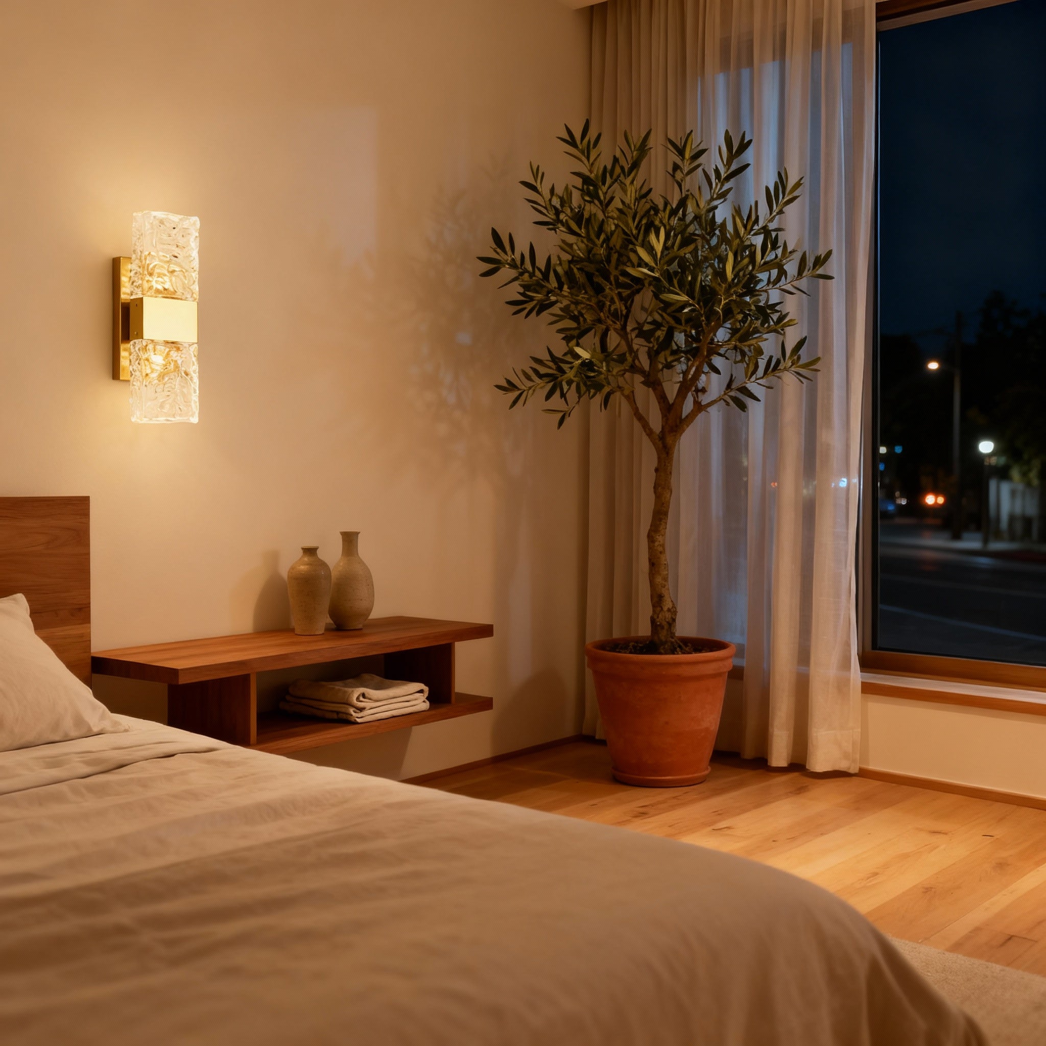 Aeronis Nowoczesny Minimalistyczny Żelazny Kinkiet Ścienny