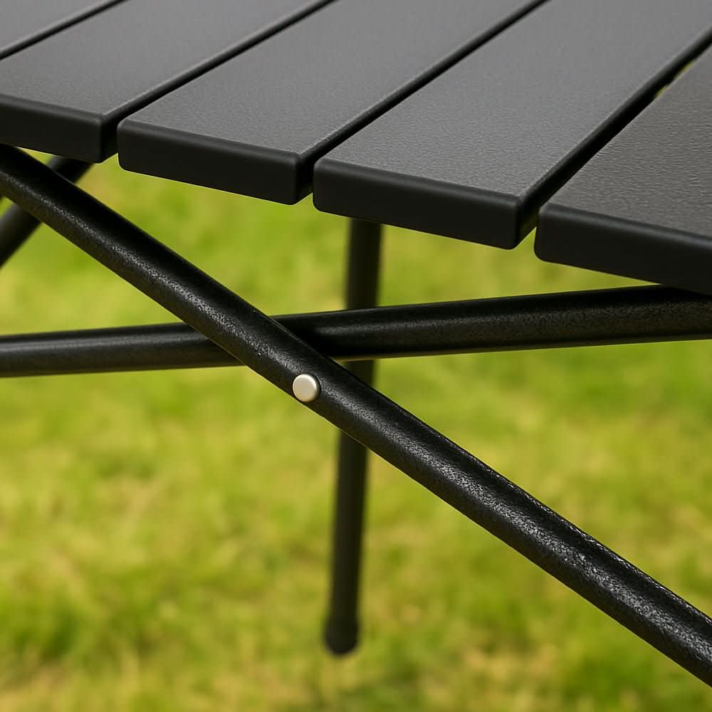 SummitFlex Campingtisch Klappbar mit X-Gestell und Hitzebeständiger Oberfläche