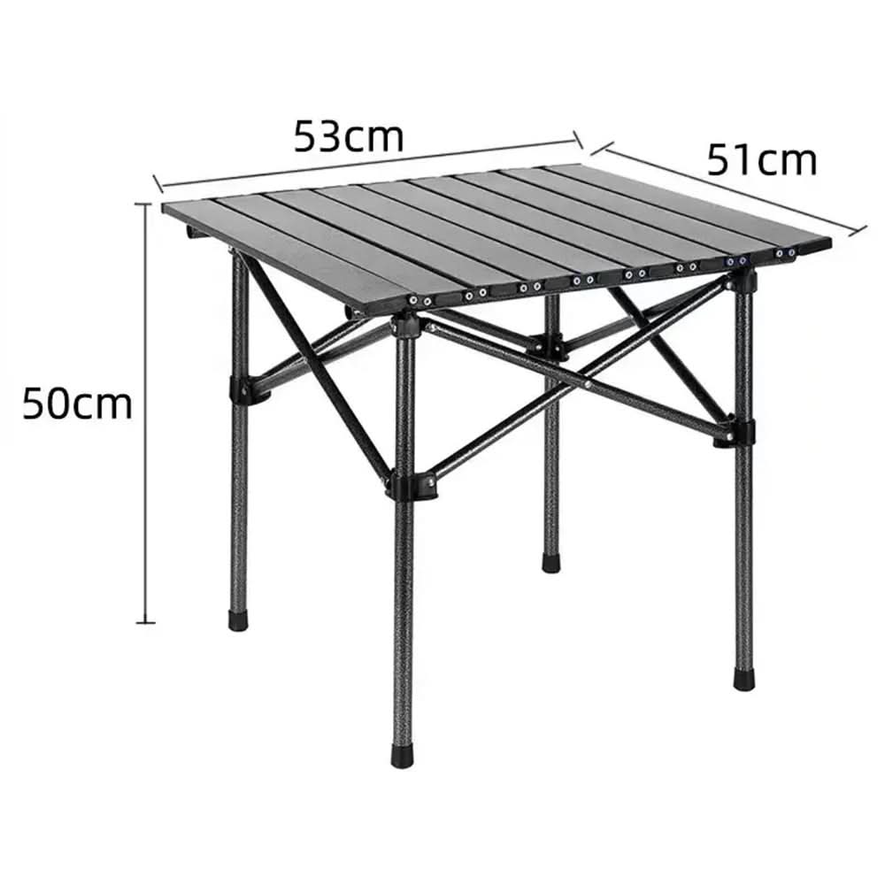 SummitFlex Campingtisch Klappbar mit X-Gestell und Hitzebeständiger Oberfläche