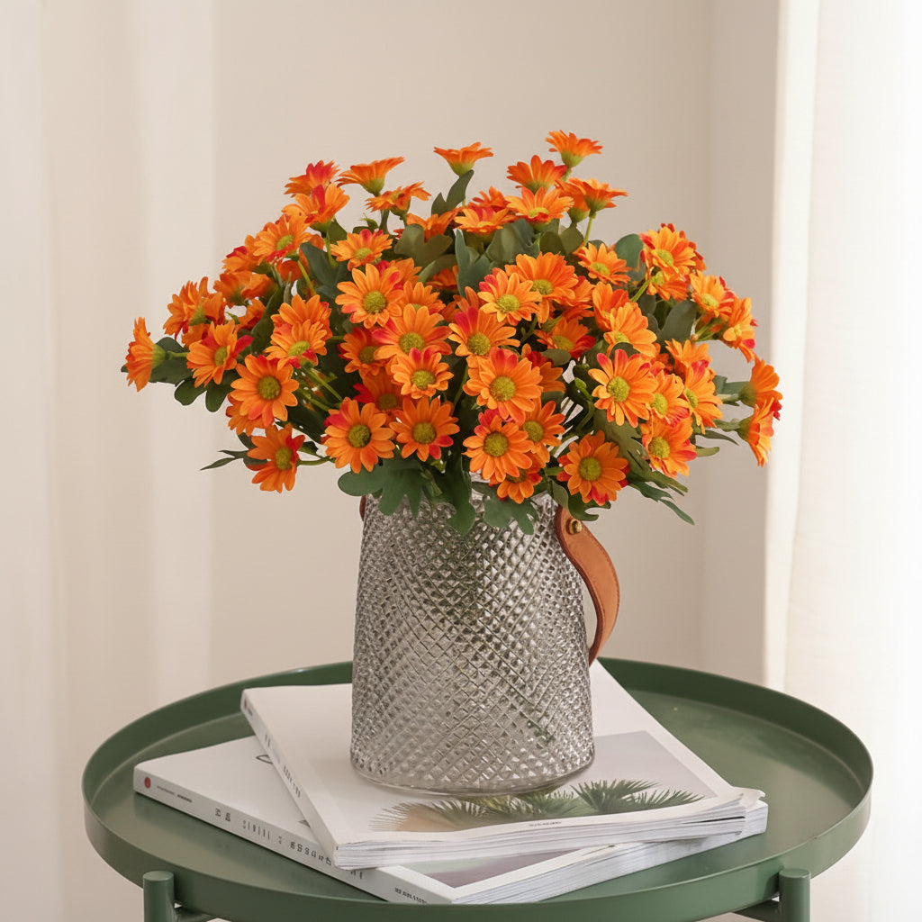Daisy Artificial Flowers Bouquet For Mother's Day Table Centerpiece