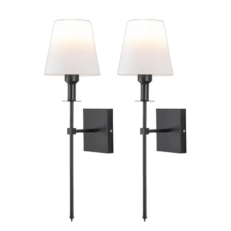 Twee stuks draadloze oplaadbare wandlamp voor moderne woningen