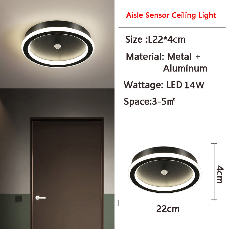 מנורת תקרה חכמה Aeris LED עם חיישן תנועה PIR