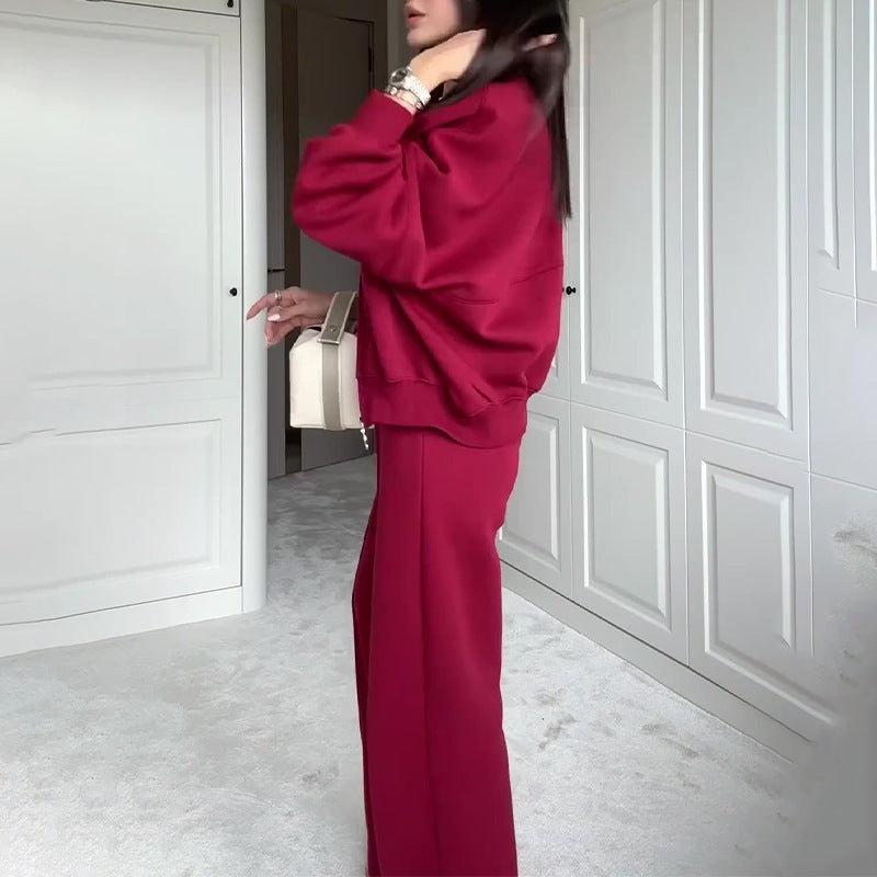 ALYA – Ensemble Décontracté à Fermeture Éclair