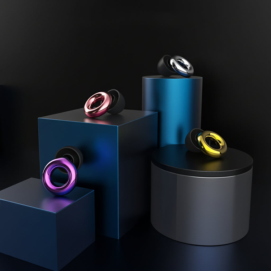 Reusable Silicone Sleep Earbuds For Noise Reduction And Comfort