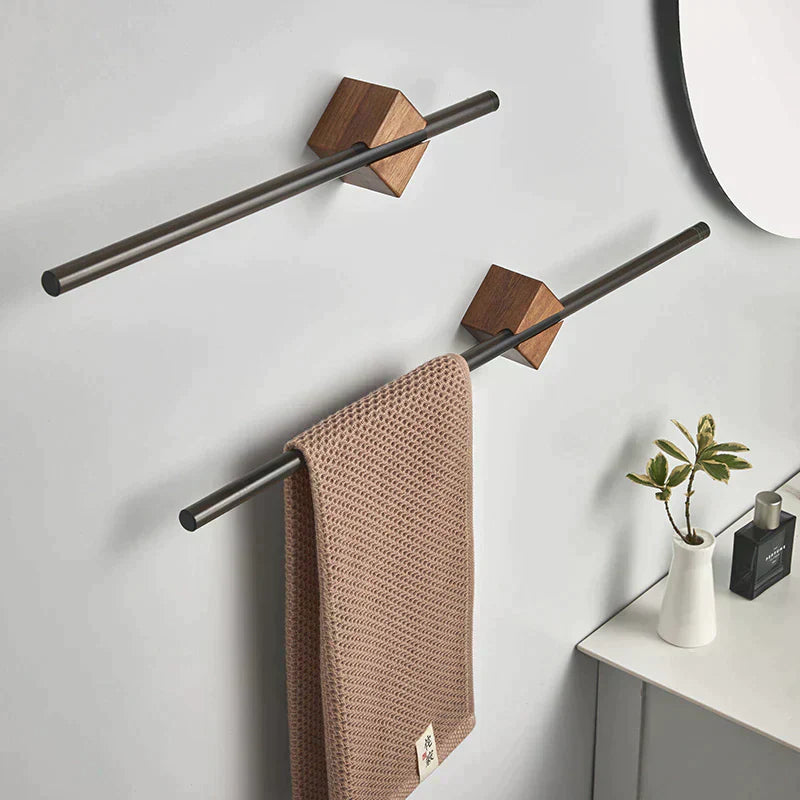 Bathroom Towel Holder And Towel Storage Solution For Bathrooms