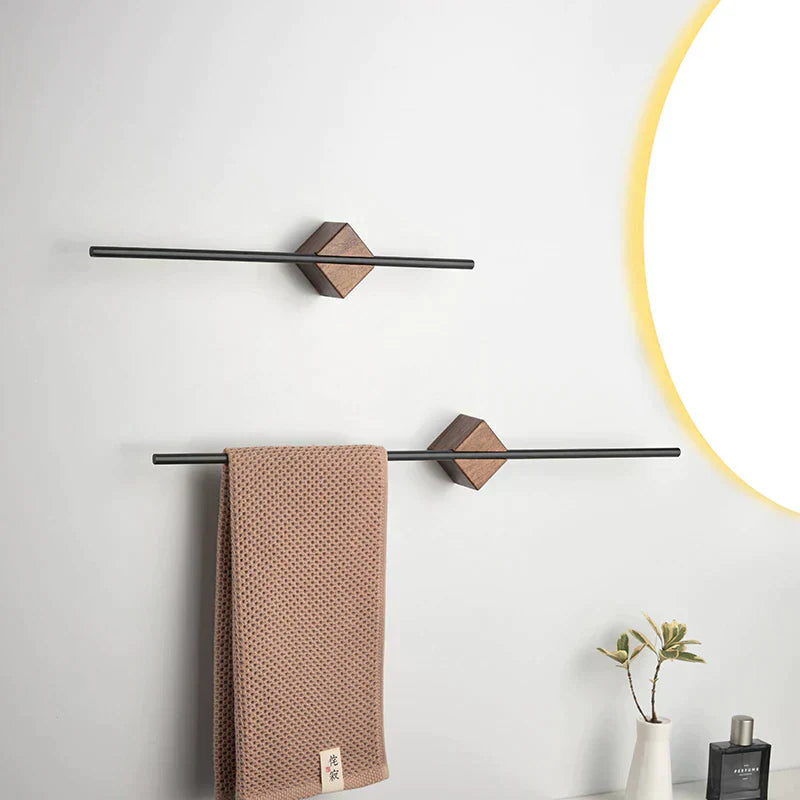 Bathroom Towel Holder And Towel Storage Solution For Bathrooms