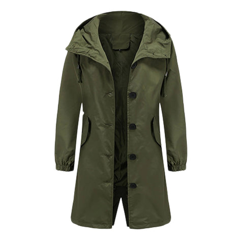 AuroraWeave Fashionable Trench Coat For Women Long Style Seasonal 2024