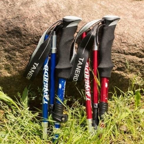 Bastoni da trekking telescopici pieghevoli per sentieri escursionistici