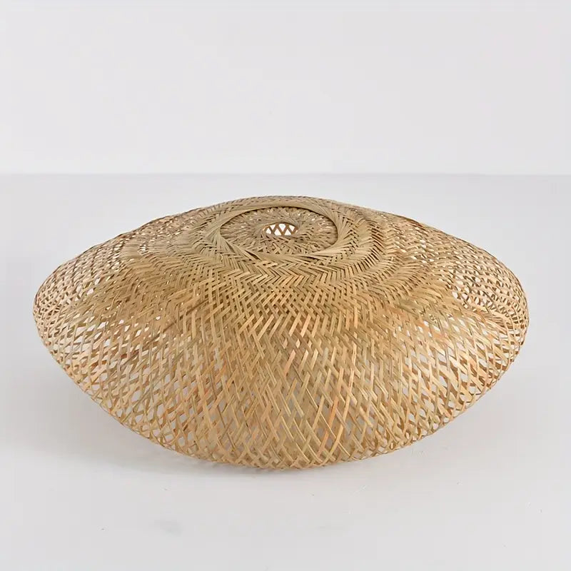 BambooBoho 手織りボヘミアンランプシェード ペンダント ホームデコレーション用