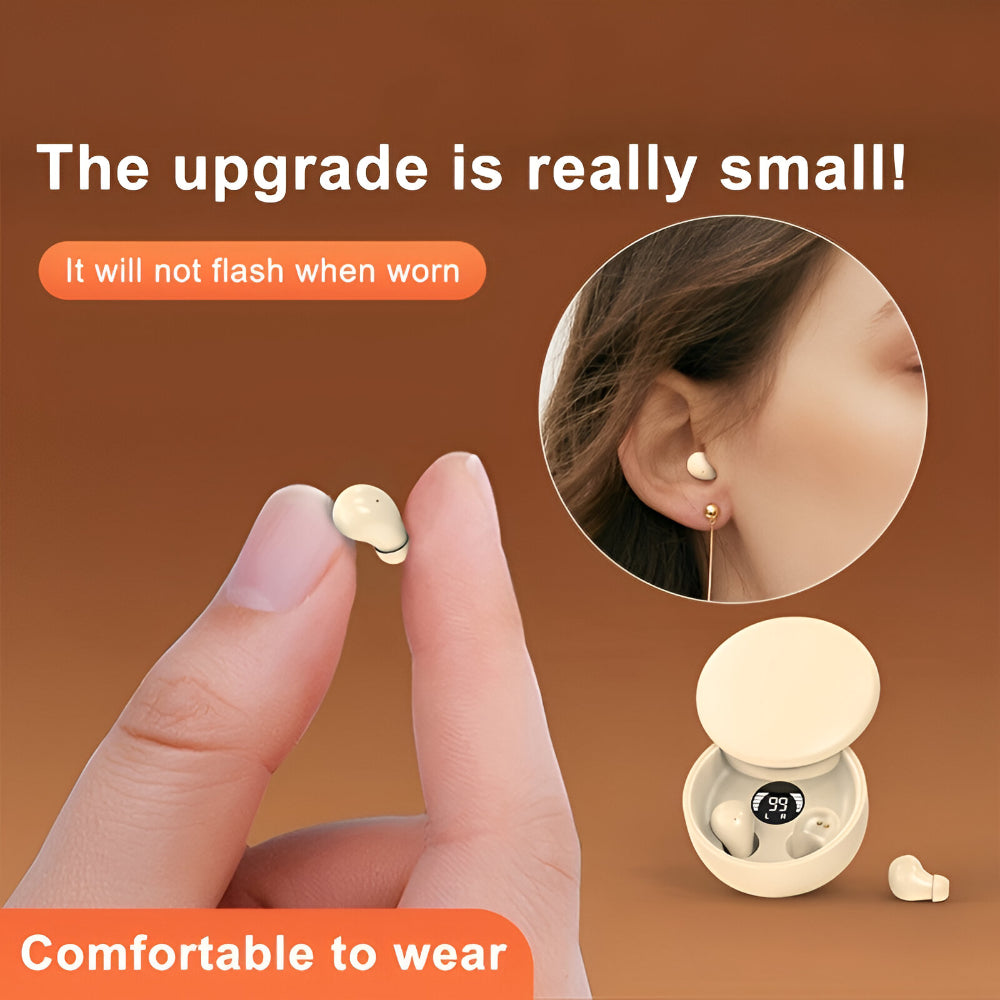 Compact Wireless In-Ear Earphones With Touch Controls Rechargeable