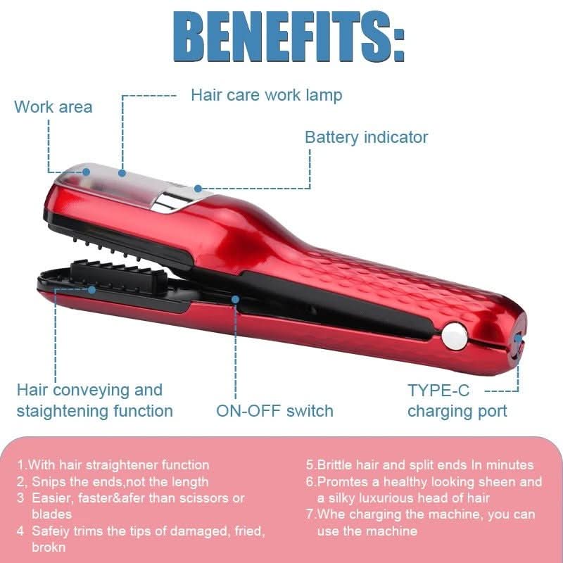 NexaHair Precision Hair Clippers For Healthy Ends And Split Ends