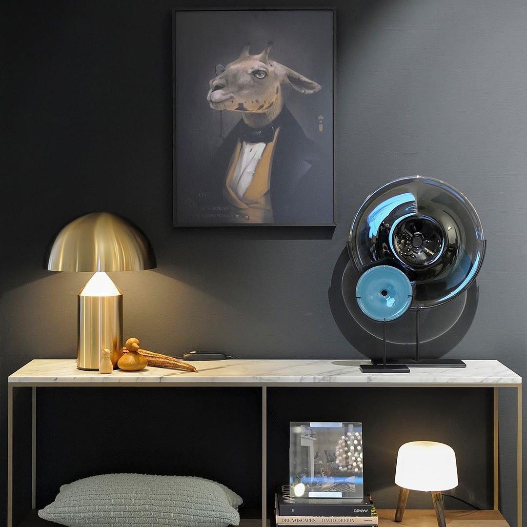 Aurora Table Lamp Modern Metal Lighting Accent For Home Decor