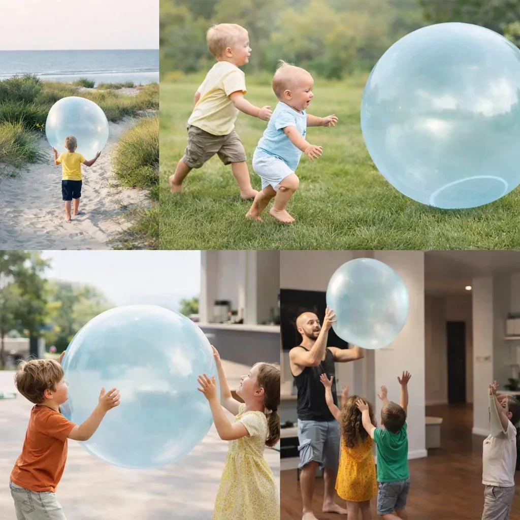 Kids Outdoor Inflatable Ball Durable TPR Toy For Backyard And Beach Fun