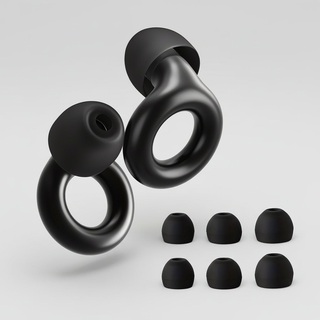 Reusable Silicone Sleep Earbuds For Noise Reduction And Comfort