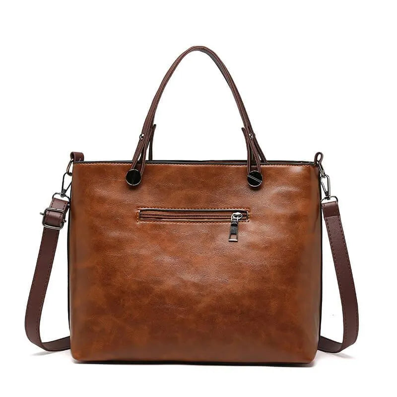 Sac à main en cuir vintage Aurelia style classique