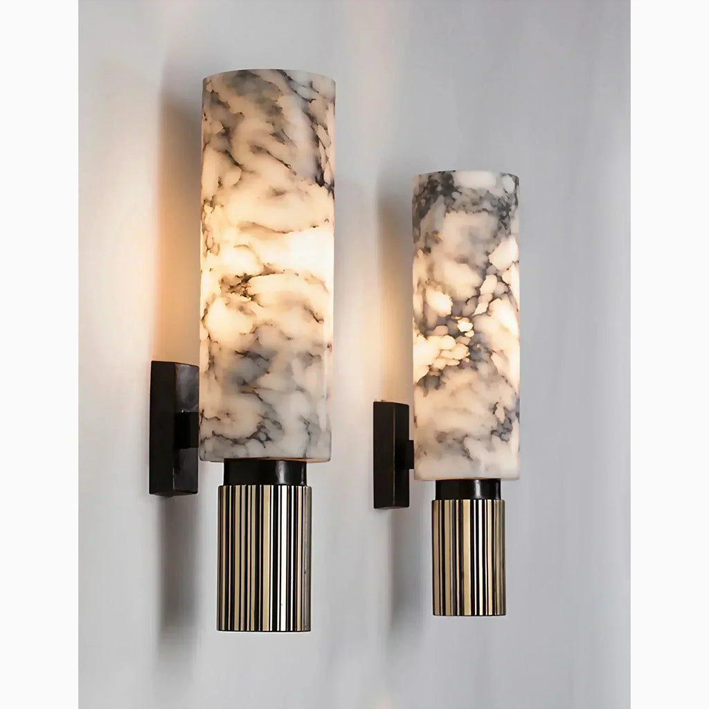 Corterra marmor væglampe til klassisk boligindretning accent