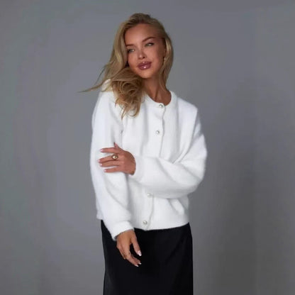 Soft Glutinous Versatile European And American Idle Style Knitted Coat