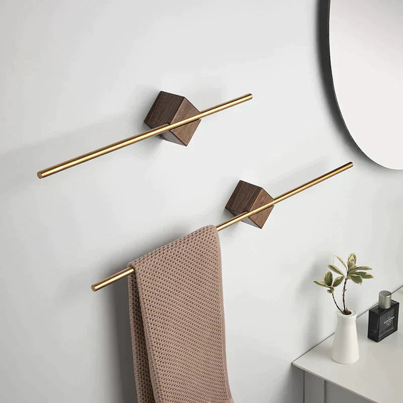 Bathroom Towel Holder And Towel Storage Solution For Bathrooms
