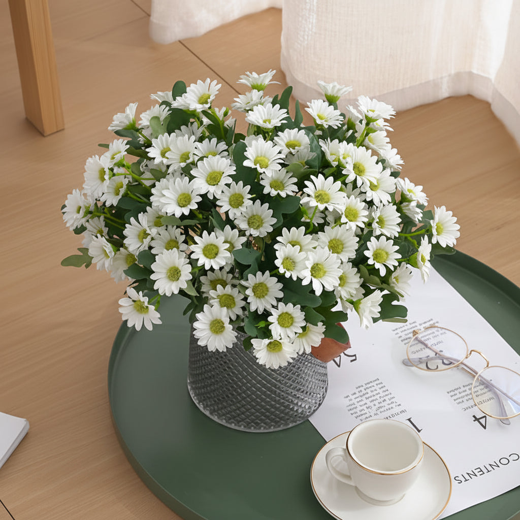 Daisy Artificial Flowers Bouquet For Mother's Day Table Centerpiece