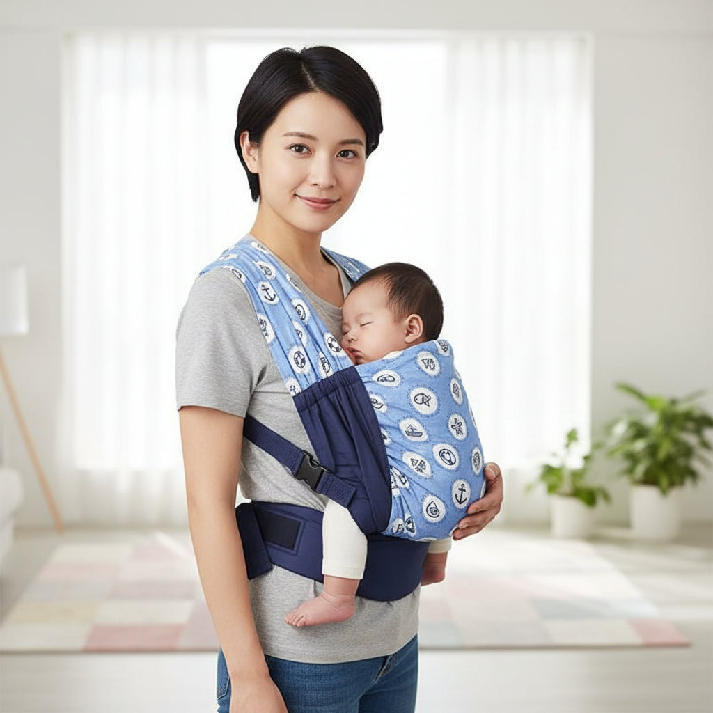 Newborn Baby Carrier Sling Wrap Adjustable For Close Bonding