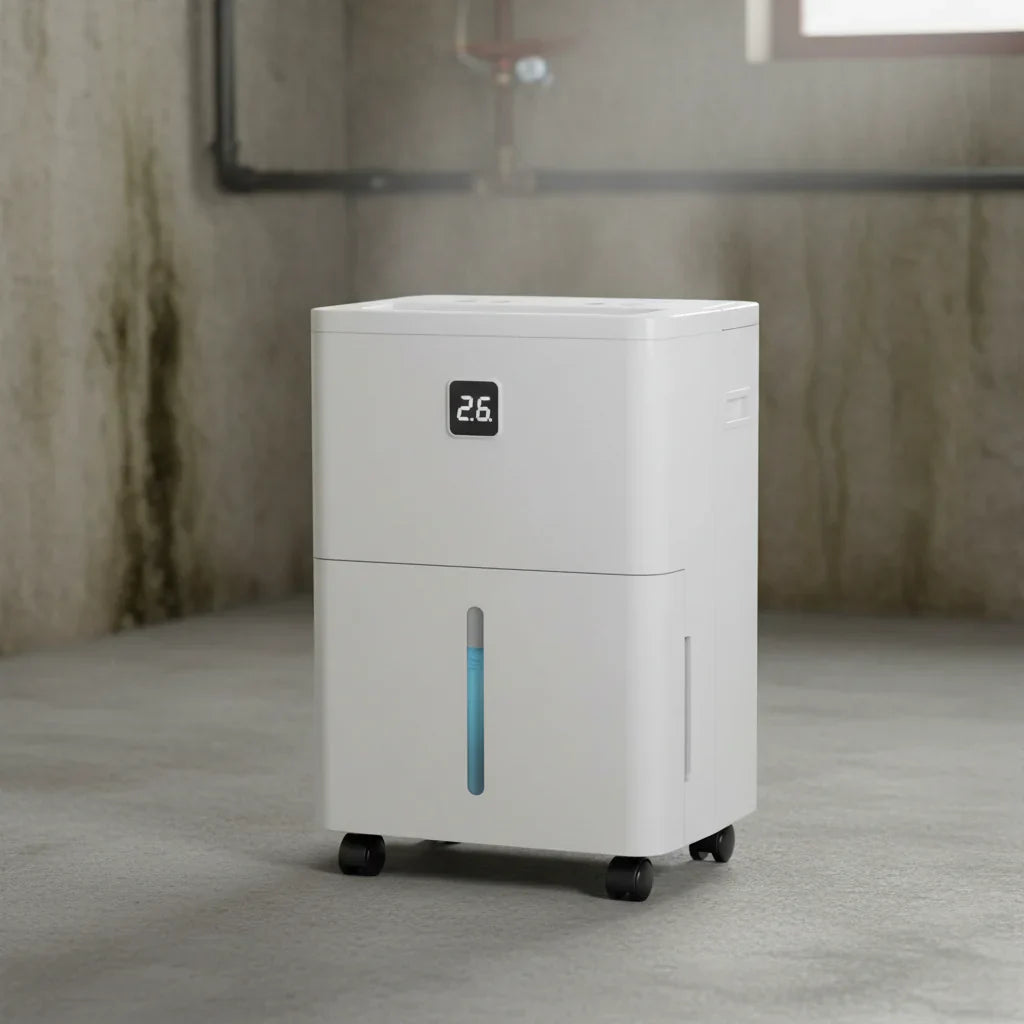 Deumidificatore portatile da 25 pint per seminterrato, uso domestico