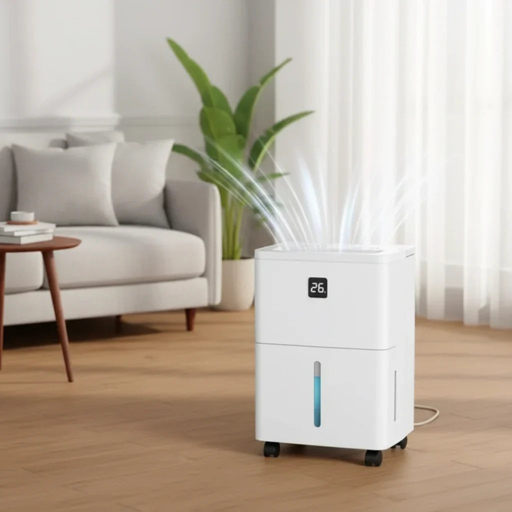 Deumidificatore portatile da 25 pint per seminterrato, uso domestico