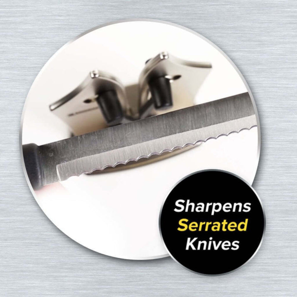 Manual Knife Sharpener For Quick Blade Sharpening In The Kitchen