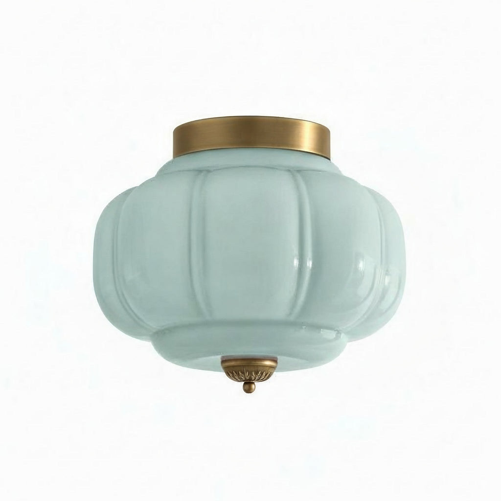 Stropní svítidlo Milk Glass s skleněným stínidlem, moderní přisazené, skandinávský styl