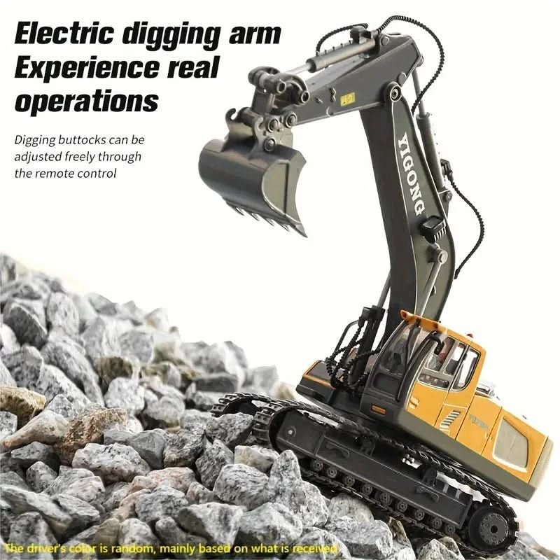 AeroBuild RC Digger: Ultimate Remote-Controlled Construction Vehicle For Adventures