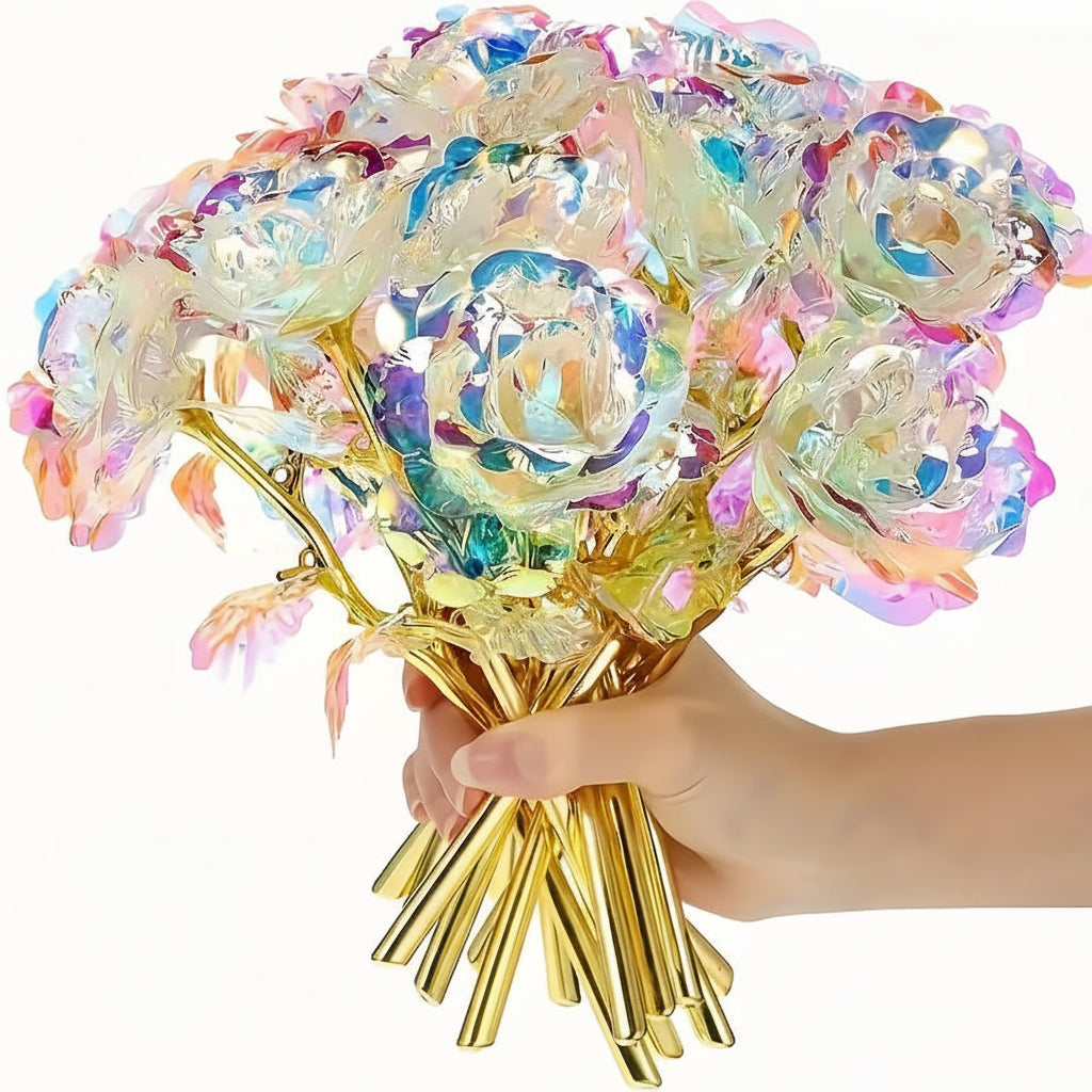 Artificial Rose Bouquet For Mother's Day Gift And Table Decor