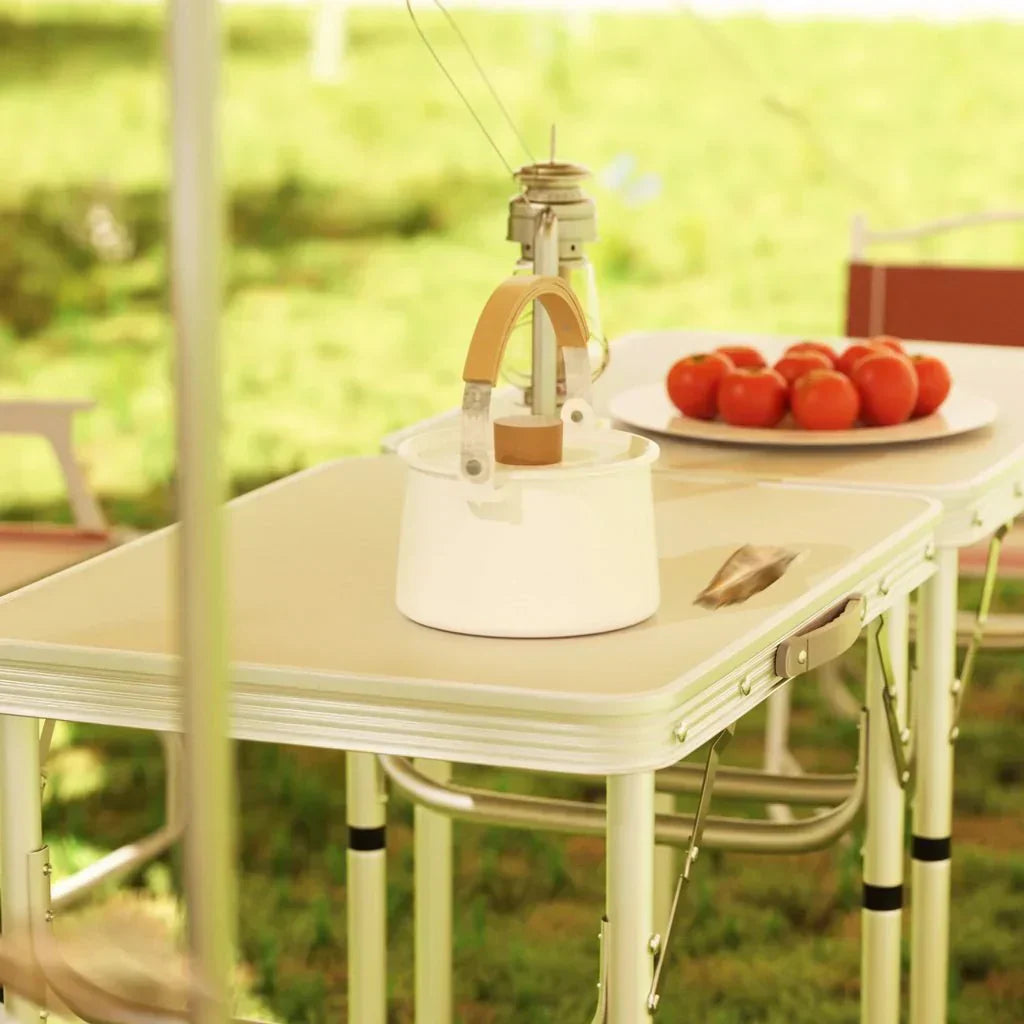 TrailForge Collapsible Outdoor Table for Camping and Picnics