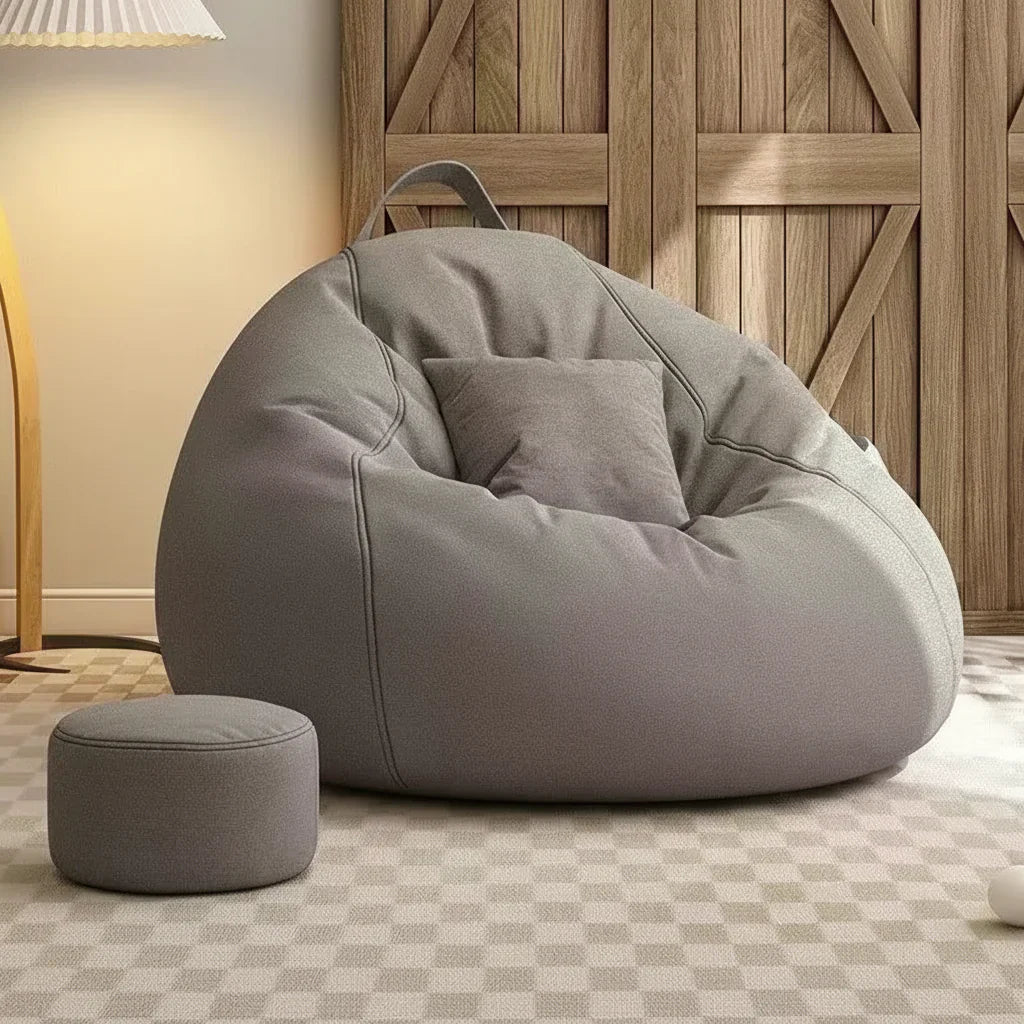 Bean Bag Sofa Floor Chair For Relaxed Living Room Seating