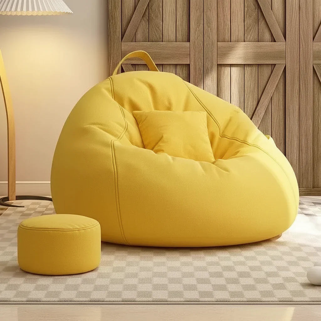 Bean Bag Sofa Floor Chair For Relaxed Living Room Seating